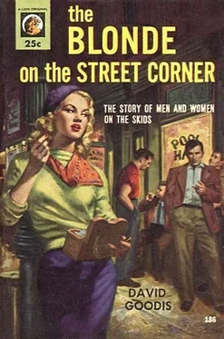 David Goodis The Blonde on the Street Corner обложка книги