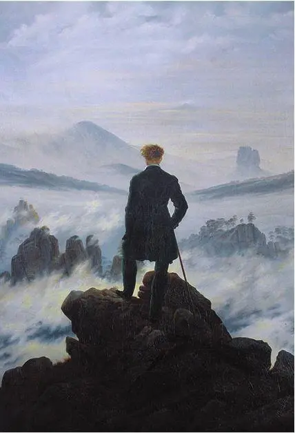 Каспар Давид Фридрих Странник над морем тумана 1818 Kunsthalle Hamburg - фото 15