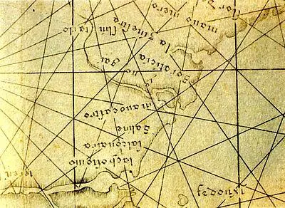 Рис 33 Днестровский остров на средневековой карте Черного моря неизвестного - фото 45