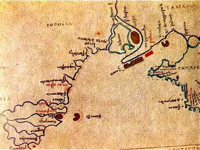 Рис 49 Острова в дельте Днепра на карте А Бианко 1436 г Рис 50 Острова в - фото 61