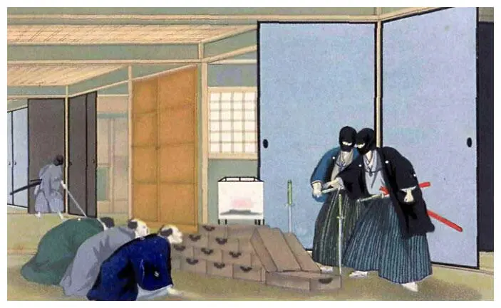 Ронины грабят дом Sketches of Japanese Manners and Customs London 1867 - фото 231