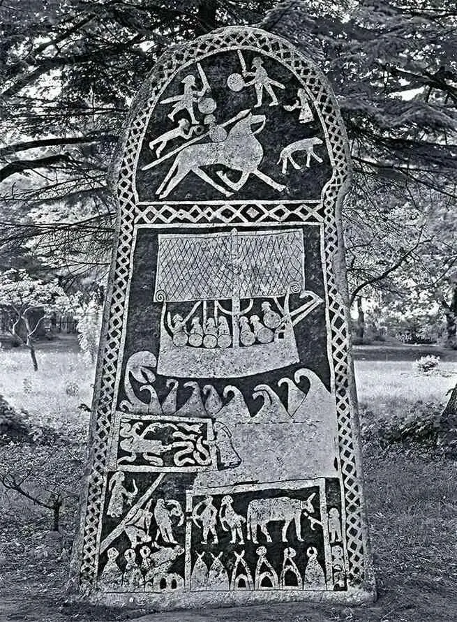 Картинный камень VIII в из Хюннинге Клинте Готланд В какомто смысле дать - фото 2
