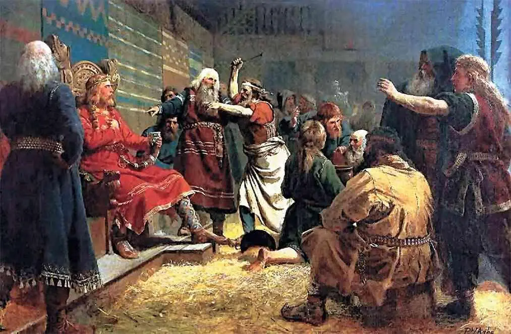 На этой картине Петера Николая Арбо 1860 Хакон Добрый приводит в - фото 149