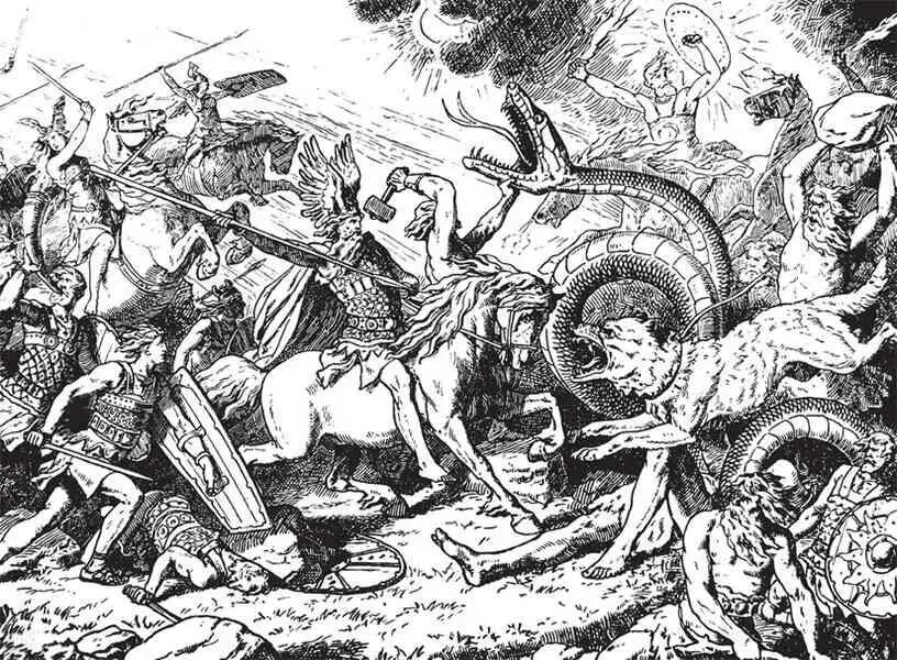 Красочное изображение последней битвы Иоганн Герц 18551921 Вот что видит - фото 162
