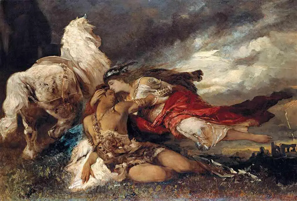 Валькирия и умирающий герой Ганс Макарт 18401884 Дополнительная - фото 171