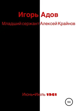 Игорь Адов Младший сержант Алексей Крайнов обложка книги