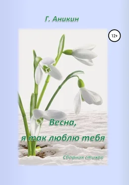 Герасим Аникин Весна, я так люблю тебя обложка книги