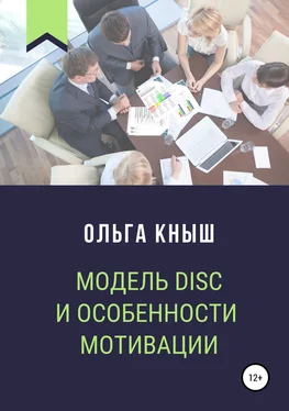 Ольга Кныш Модель DISC и особенности мотивации обложка книги