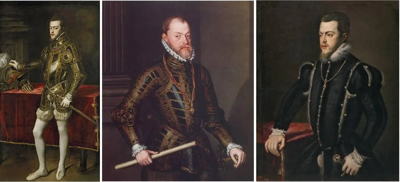 Рисунок 10 Портреты Филиппа II На всех портретах Филиппа II с юношеских лет - фото 13