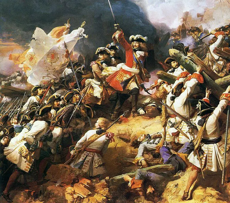 Рисунок 29 Битва при Денене Жан Ало Рисунок 30 Испанская империя в 1556 - фото 30