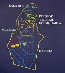 Здесь и БабаЯга в ступе и бочка с царевной пытающейся разбить её стены или - фото 25