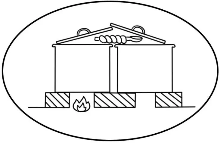Рис 16 Опреснитель из двух котлов Обыкновенная столовая ложка или примерно - фото 17