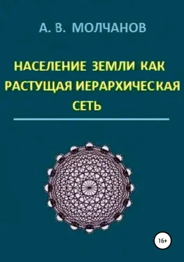 Анатолий Молчанов Население Земли как растущая иерархическая сеть обложка книги
