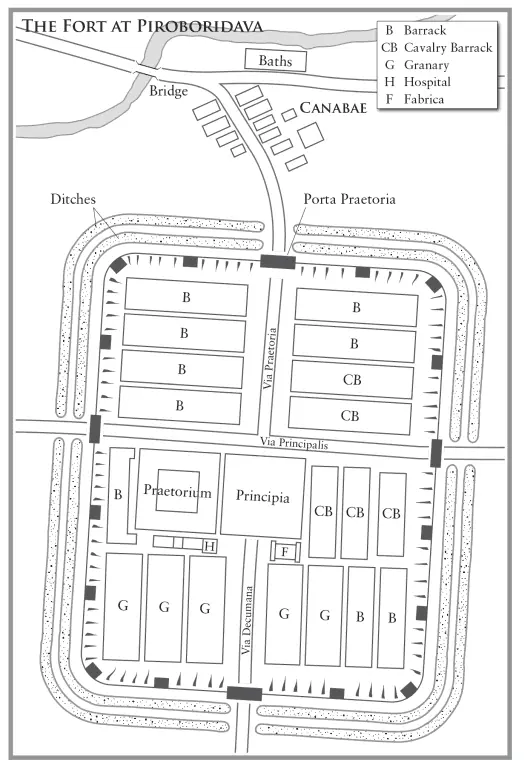 Note Note The fort at Piroboridava in this story is fictional A place of - фото 2