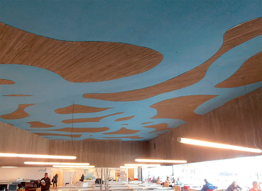 Архитектурное бюро JKMM Architects Потолок библиотеки Сейняйоки 2012 Алвар - фото 12