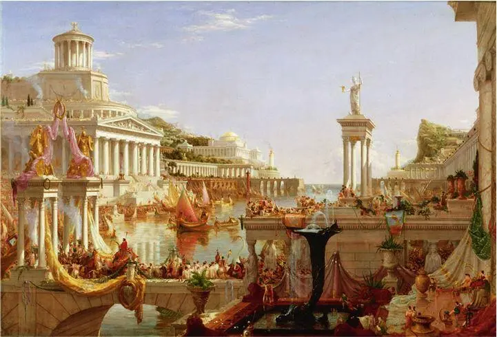 Томас Коул Thomas Cole 18081848 Путь империи Расцвет Холст масло 1836 - фото 17
