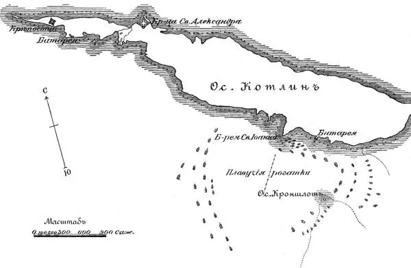 Шведские корабли у форта Кроншлот 1705 г Тогда шведские корабли начали - фото 12
