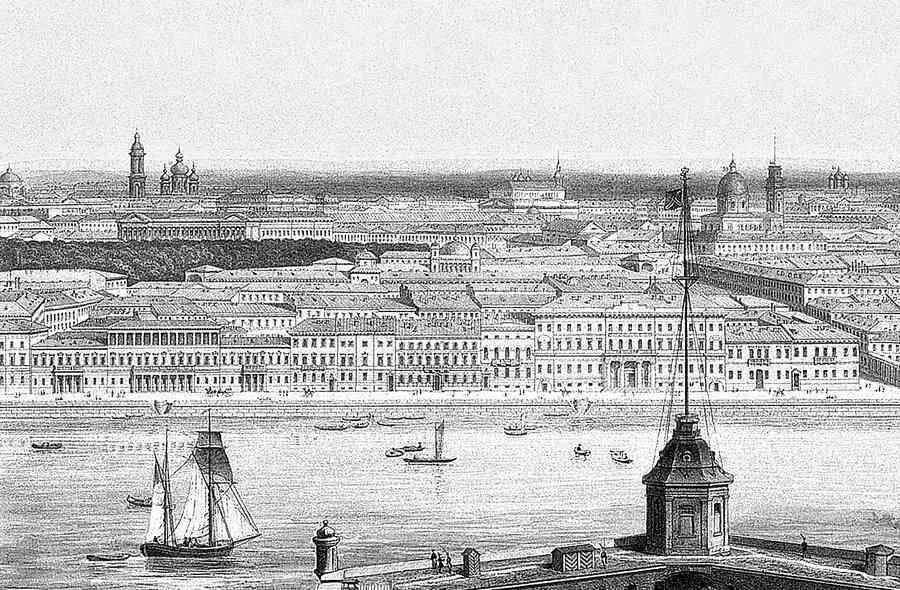 Ж Бернардацци Панорама Петербурга Фрагмент 1850 г Слева дом П Г - фото 10