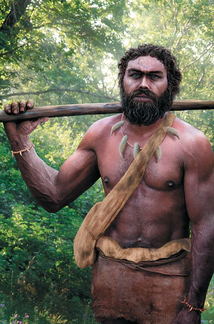 Человек из КроМаньон один из первых Homo sapiens в Европе Франция 28 тыс - фото 78