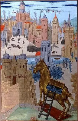 200 Рауль Лефевр Сборник историй о Трое Фландрия 1495 г Paris Bibliothèque - фото 234