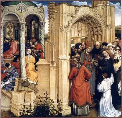 205 Робер Кампен Обручение Девы Марии 14201430е гг Madrid Museo del - фото 239