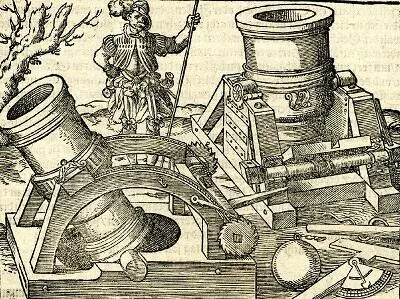 Мортира Гравюра из Военной книги Л Фронспергера 1573 год В воскресенье 7 - фото 25