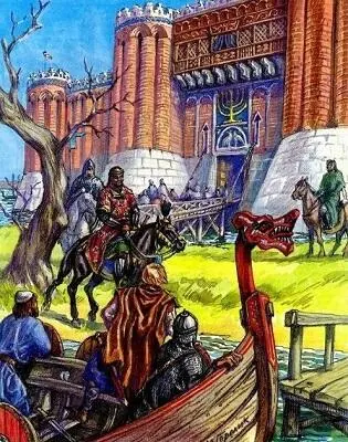 Хазарские воины При наличии таких различных точек зрения вопрос о роли - фото 8