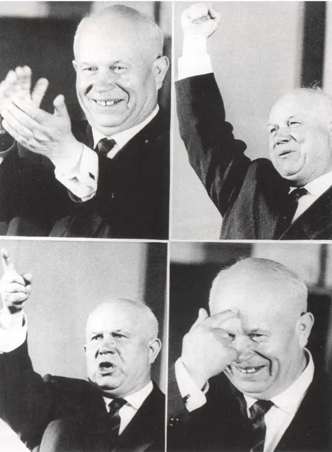 Хрущов виступає на пресконференції у Парижі 18 травня 1960 року звинувачуючи - фото 21
