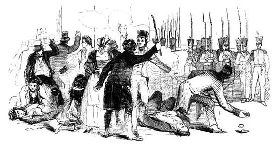 Гравюра Худ неизвестен Ок 1842 Частная коллекция Ил 134 Восстание - фото 186