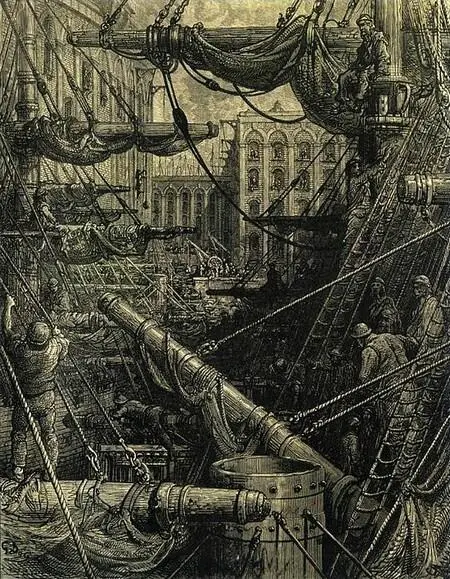 Ил 181 Доки Святой Екатерины Надпись На колонне Отдел индиго - фото 233