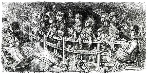 На ограждении повторяющая фраза Еженедельная газета Ллойда стоимость 1 - фото 264