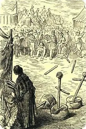 Три палки в цель и пенни твой Three Sticks A Penny английская ярмарочная - фото 273