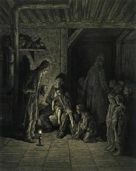 Ил 282 Бродяги просят пустить их в ночлежный дом Ил 283 Ночлежный дом - фото 334