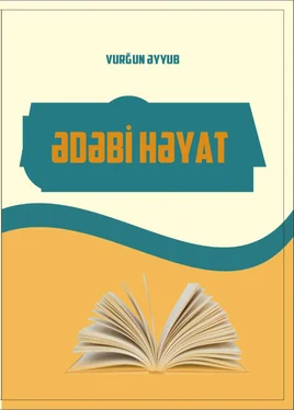 Vurğun Əyyub Ədəbi həyat обложка книги