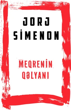 Jorj Simenon Meqrenin qəlyanı обложка книги