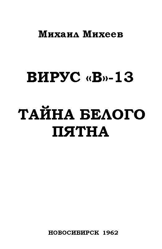 ВИРУС В13 Книга первая ГОЛУБОЕ БЕЗУМИЕ Разговор в тишине Берлин Девятое - фото 1