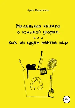 Арпи Карапетян Маленькая книжка о большой уборке, или Как мы будем менять мир обложка книги