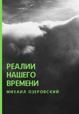 Михаил Озеровский Реалии нашего времени обложка книги