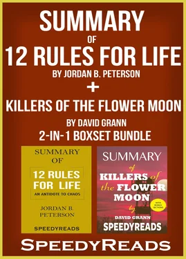 SpeedyReads Summary of 12 Rules for Life: An Antidote to Chaos by Jordan B. Peterson + Summary of Killers of the Flower Moon by David Grann 2-in-1 Boxset Bundle обложка книги