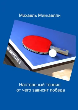 Михаель Миккаелли Настольный теннис: от чего зависит победа обложка книги