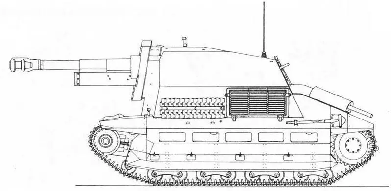 105cmleFH 16Sf auf Fahrgestell FCMf 105мм самоходная гаубица на базе - фото 50