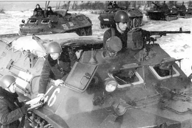 Бронетранспортер БТР60П морской пехоты Январь 1969 года Десантное отделение - фото 19
