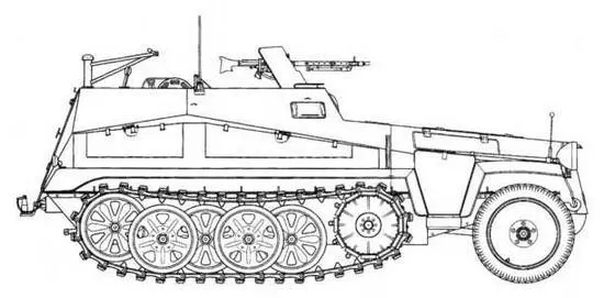 SdKfz2502 Alt Машина связи SdKfz2503 IVAlt Боевое отделение машины - фото 15