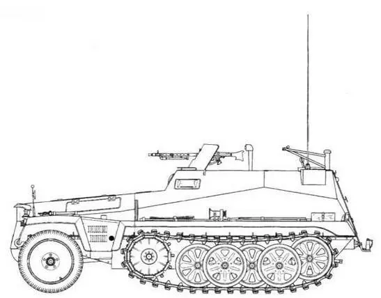 SdKfz2505 Подвозчик боеприпасов SdKfz2506 AusfB В боевом отделении в - фото 21