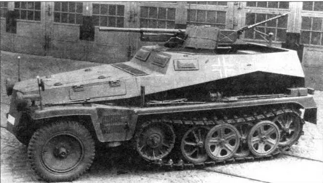 Бронетранспортер SdKfz25010AH вооруженный 37мм противотанковой пушкой Рак - фото 30
