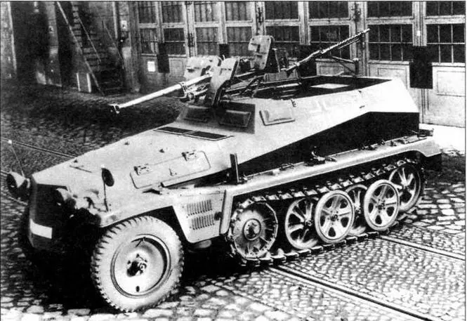 Бронетранспортер SdKfz25011 Alt вооруженный тяжелым противотанковым ружьем - фото 31