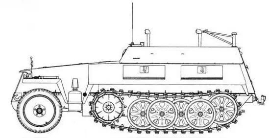 SdKfz25012 Бронетранспортер SdKfz2503 позднего выпуска оснащенный - фото 33