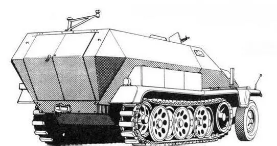 AusfC AusfD В отличие от танка бронетранспортер SdKfz251 не был - фото 48