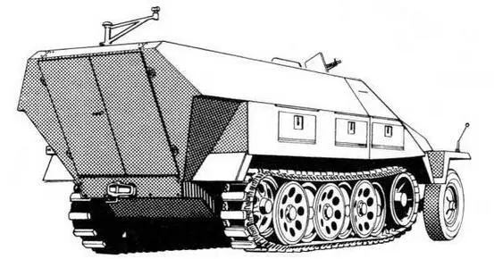 AusfD В отличие от танка бронетранспортер SdKfz251 не был полноценной - фото 49