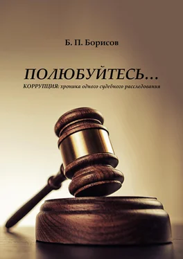 Борис Борисов Полюбуйтесь… Коррупция: хроника одного судебного расследования обложка книги